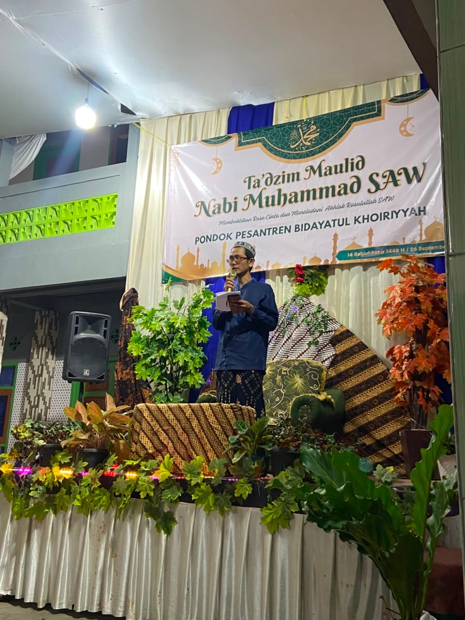 Pembawa Sholawat Khoirul dari Bogor Pimpin Peringatan Maulid Nabi Muhammad SAW di Pondok Pesantren Bidayatul Khoiriyyah